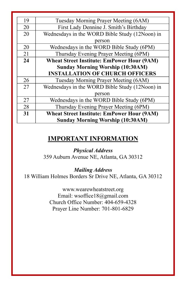 2026 Calendar of Events 10-26-15