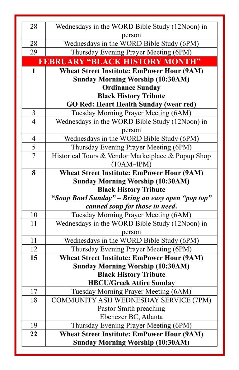 2026 Calendar of Events 10-26-3